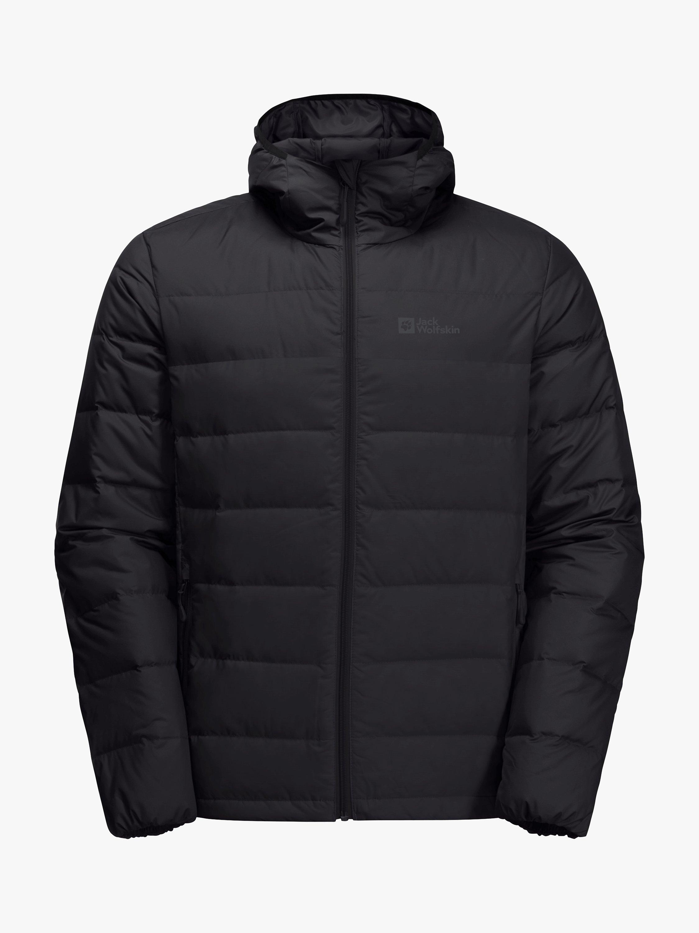 Jack Wolfskin Ather Down Men s Hooded Jacket Black