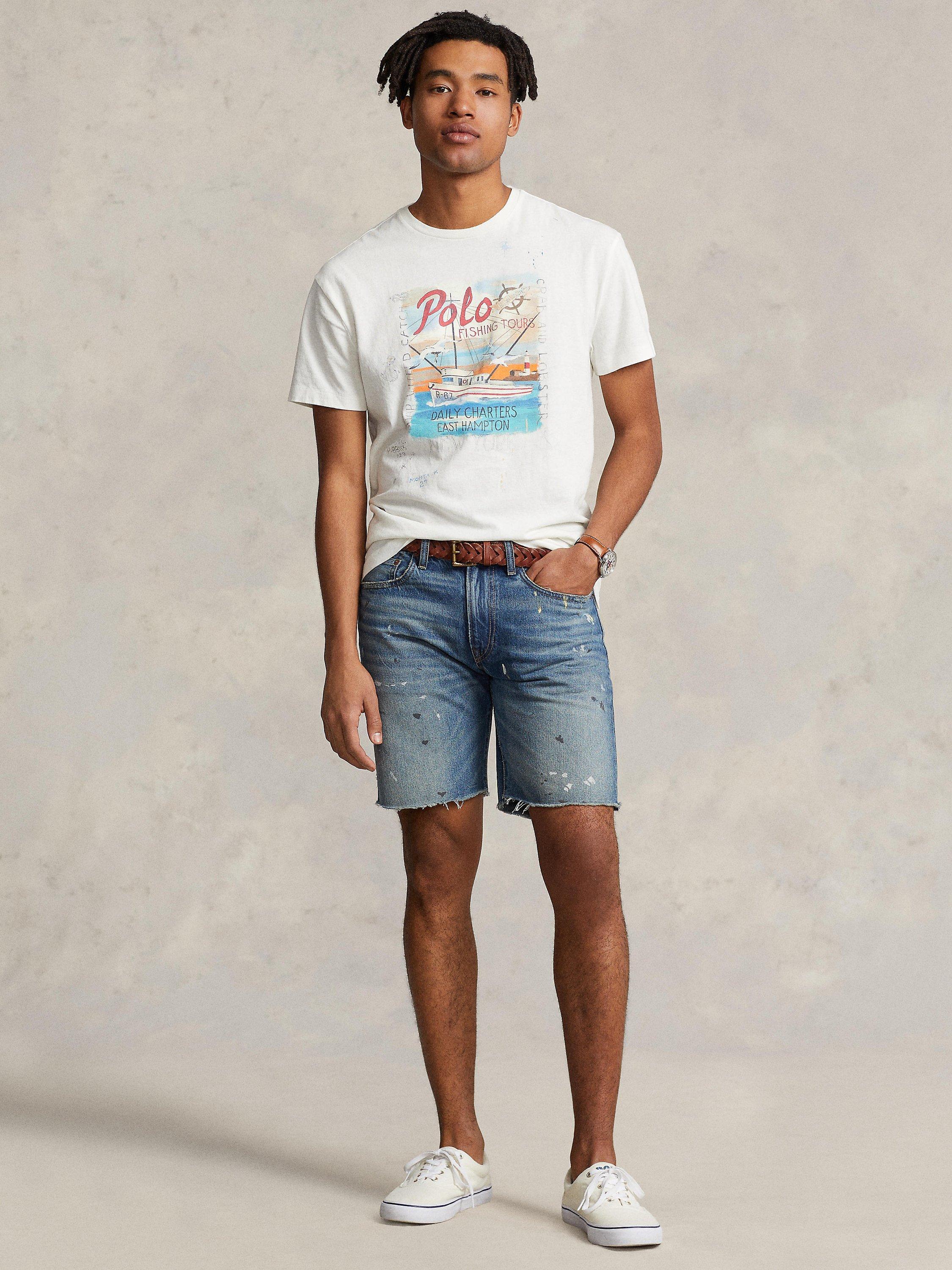Ralph Lauren Classic Fit Jersey Graphic T-Shirt, Nevis