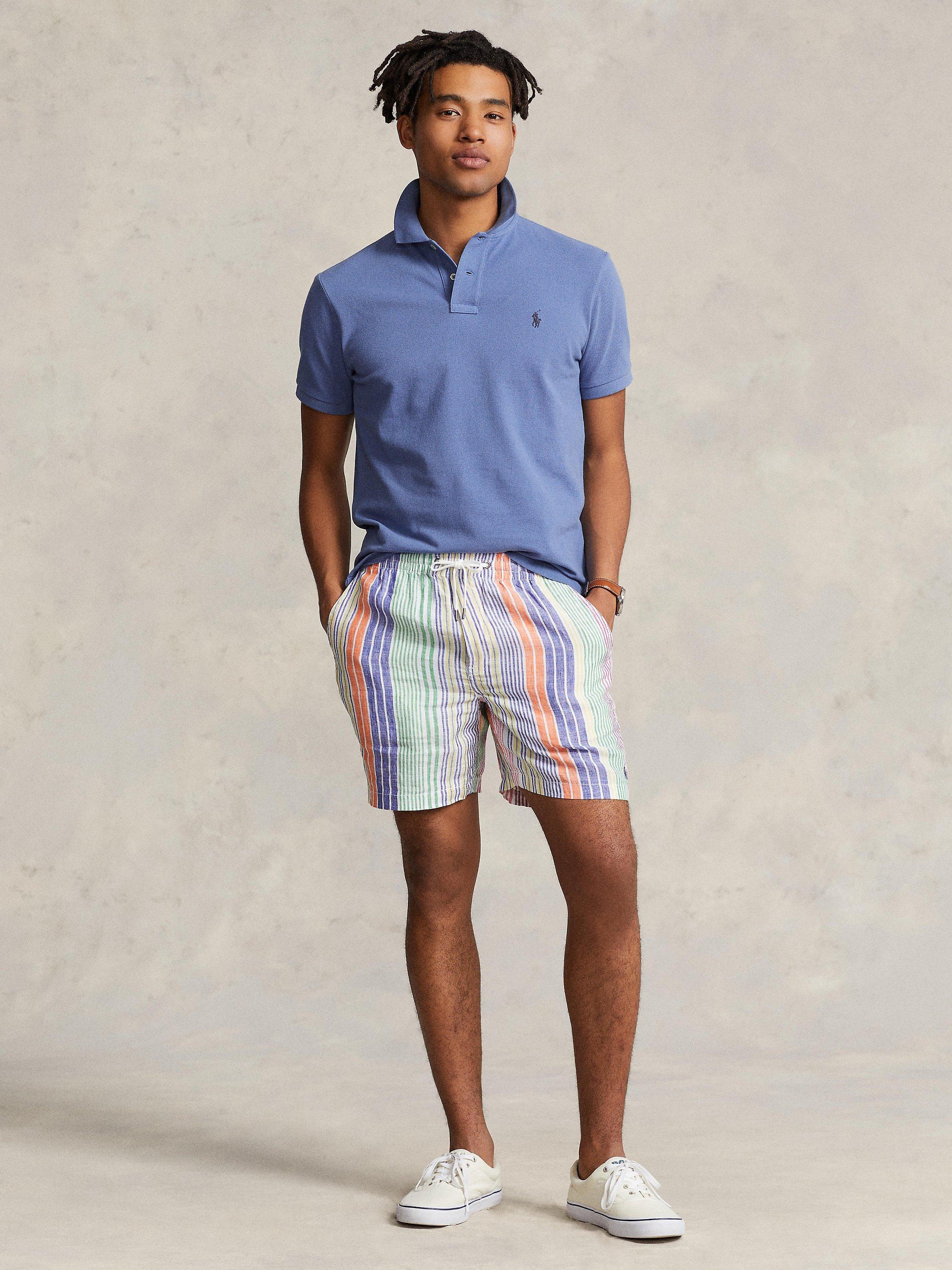 Polo Ralph Lauren Custom Slim Fit Mesh Polo Top, French Blue
