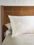John Lewis Organic Mulberry Silk Standard Pillowcase, Natural Cream