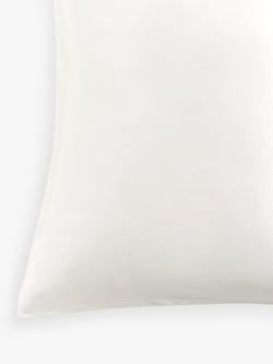 John Lewis Organic Mulberry Silk Standard Pillowcase - view 2, Bright White
