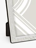 John Lewis Silver Plated Hammered Metal Photo Frame, Silver