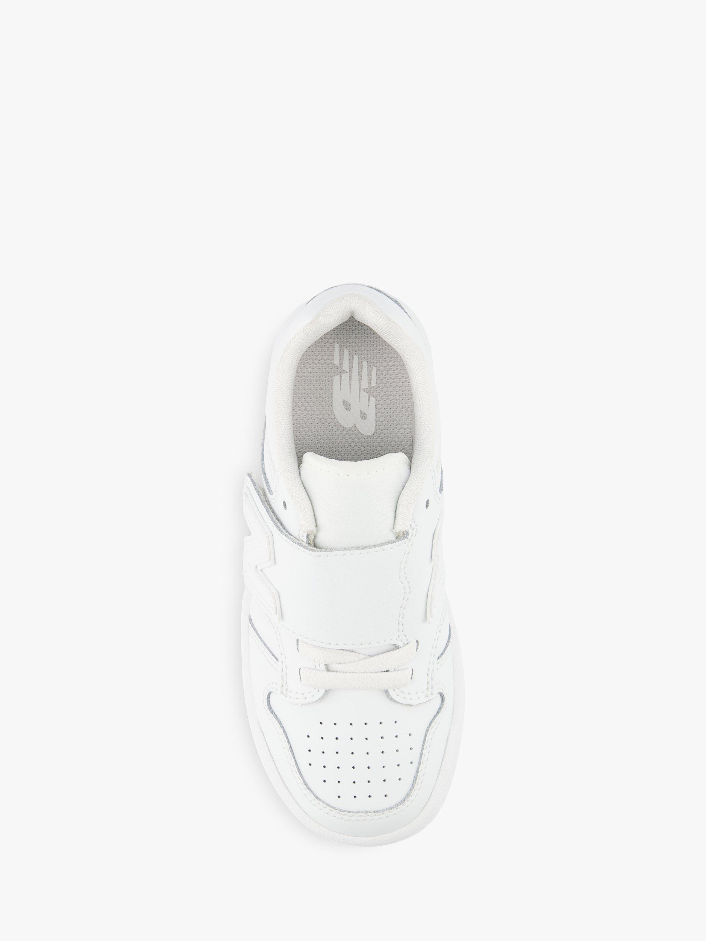 Product image 3 of 7, which shows New Balance Kids' 480 Bungee Lace Trainers, White, 1