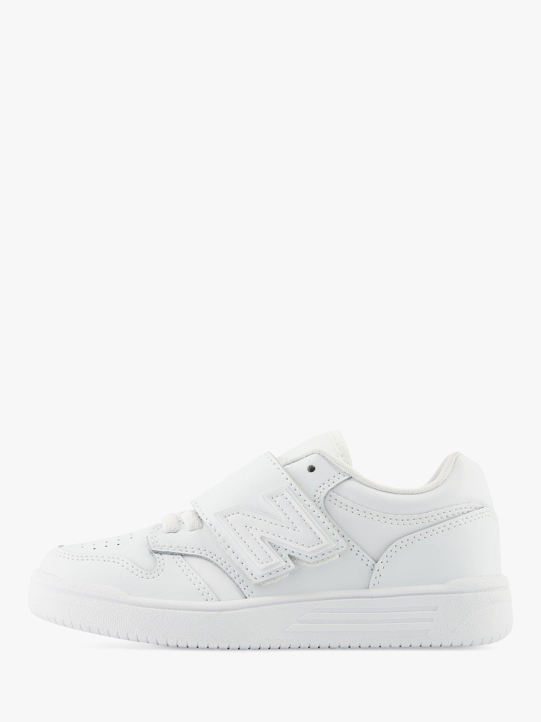 Product image 6 of 7, which shows New Balance Kids' 480 Bungee Lace Trainers, White, 1