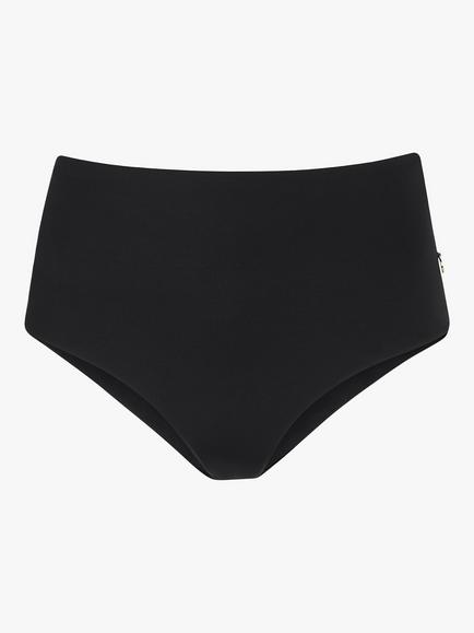 Whistles High Rise Bikini Bottoms, Black