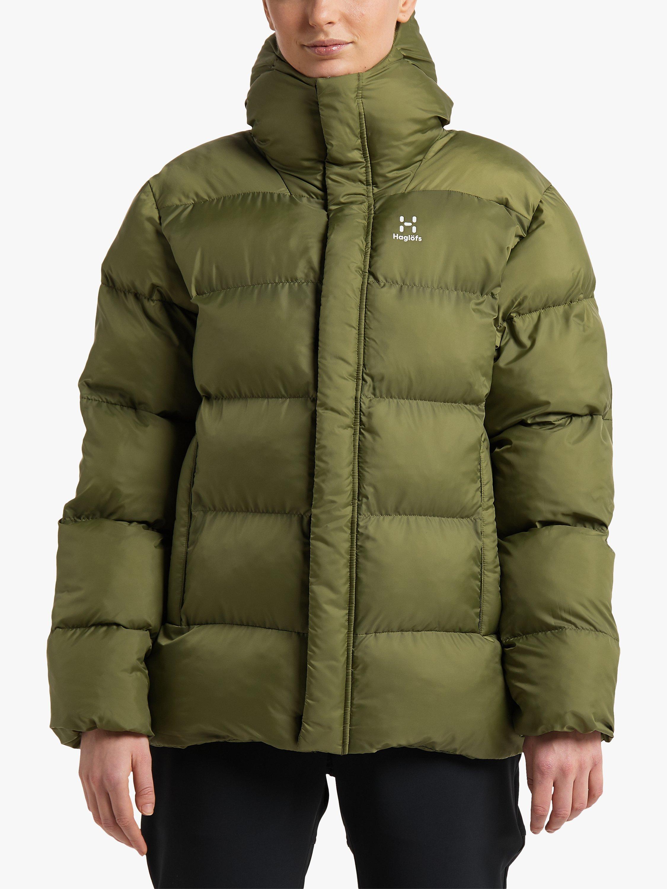 Haglöfs Puffy Mimic Women's Waterproof Jacket, Olive Green