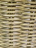 Ivyline Woven Rattan Outdoor Basket Planter