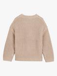 Whistles Kids' Chunky Cotton Rib Knit Jumper