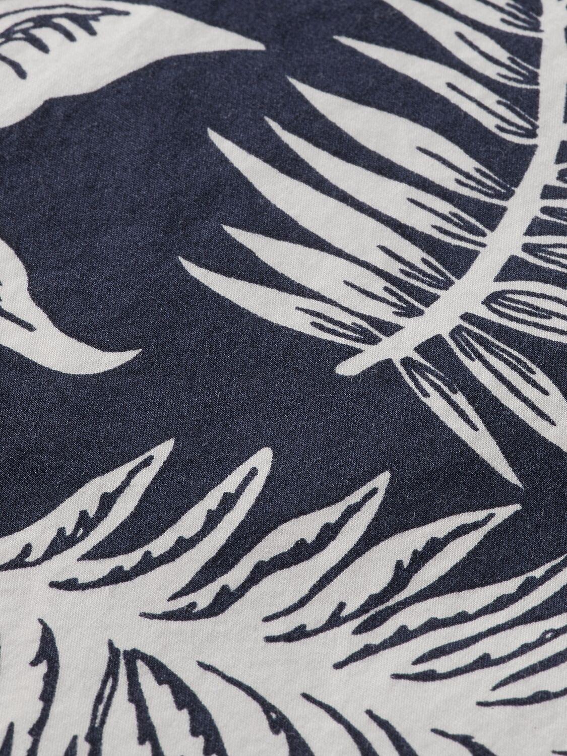 Scotch & Soda Short Sleeve Poplin Shirt, 5818 - Navy Leaf, S