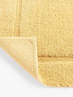 John Lewis Micro-Fresh Deep Pile Bath Mat - view 2, Soft Yellow
