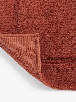 John Lewis Micro-Fresh Deep Pile Bath Mat - view 2, Baked Clay
