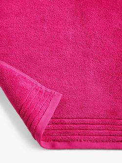 John Lewis Micro-Fresh Ultra Soft Cotton Towels - view 2, Hibiscus Pink