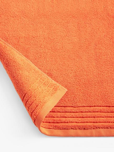 John Lewis Ultra Soft Cotton Towels - view 2, Dark Clementine