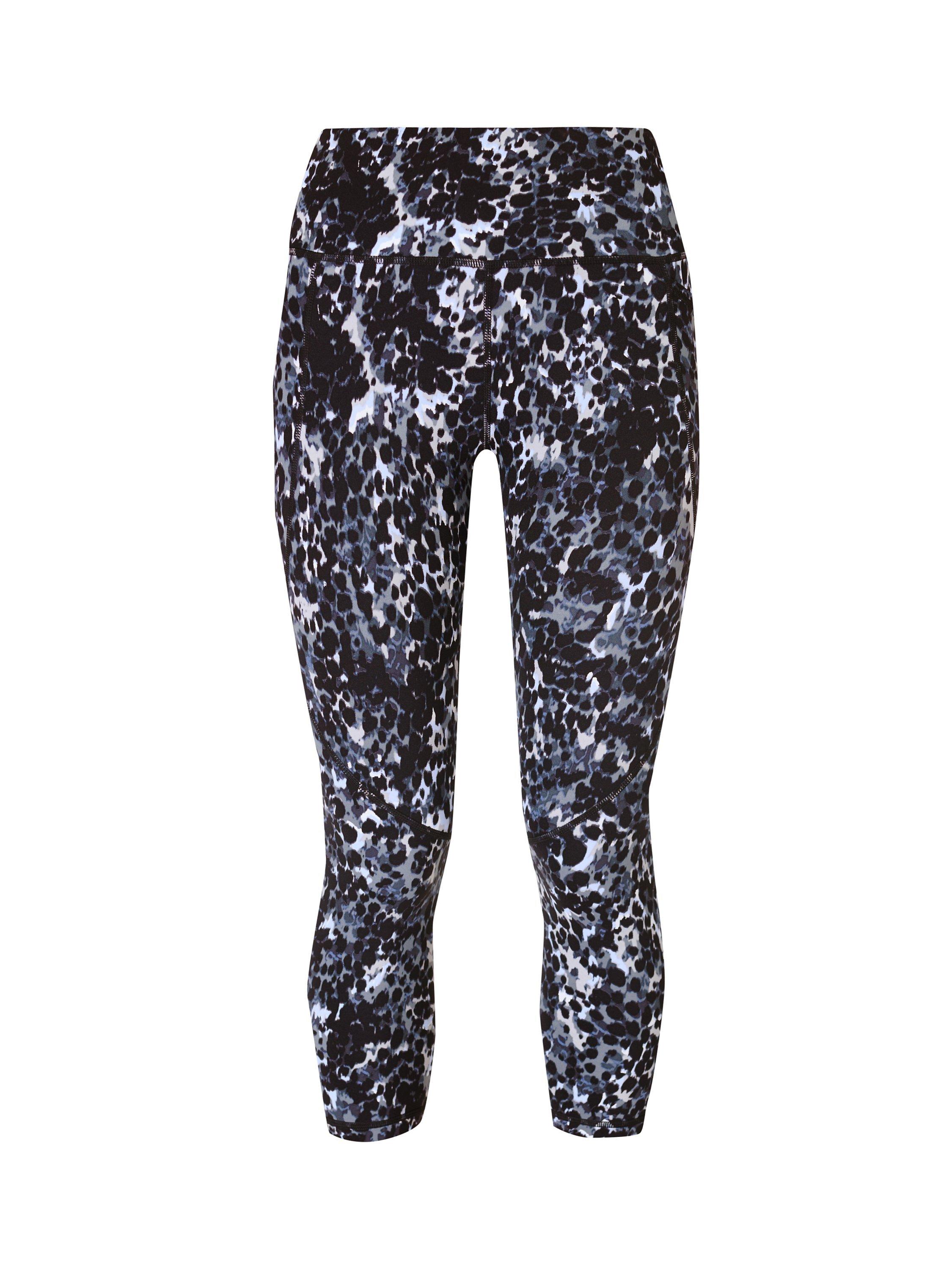 Sweaty Betty Women's Black Power Workout Crop Leggings Size Small