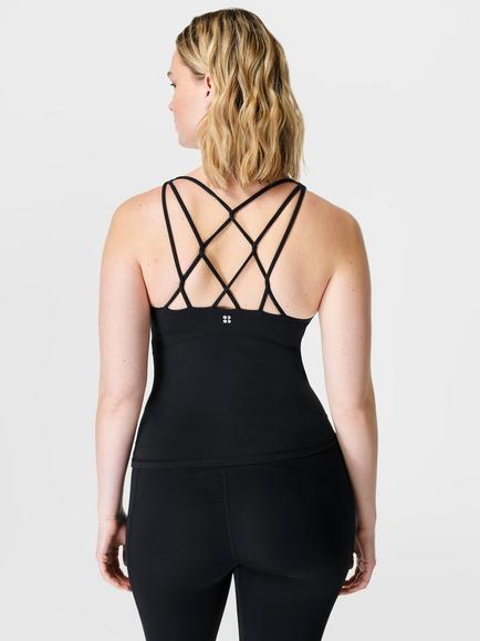 Sweaty Betty Super Strap Tank - view 2, Black
