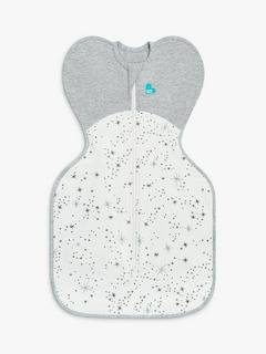 Love to Dream Swaddle Up All Seasons Baby Sleeping Bag, 1 Tog, White, Small