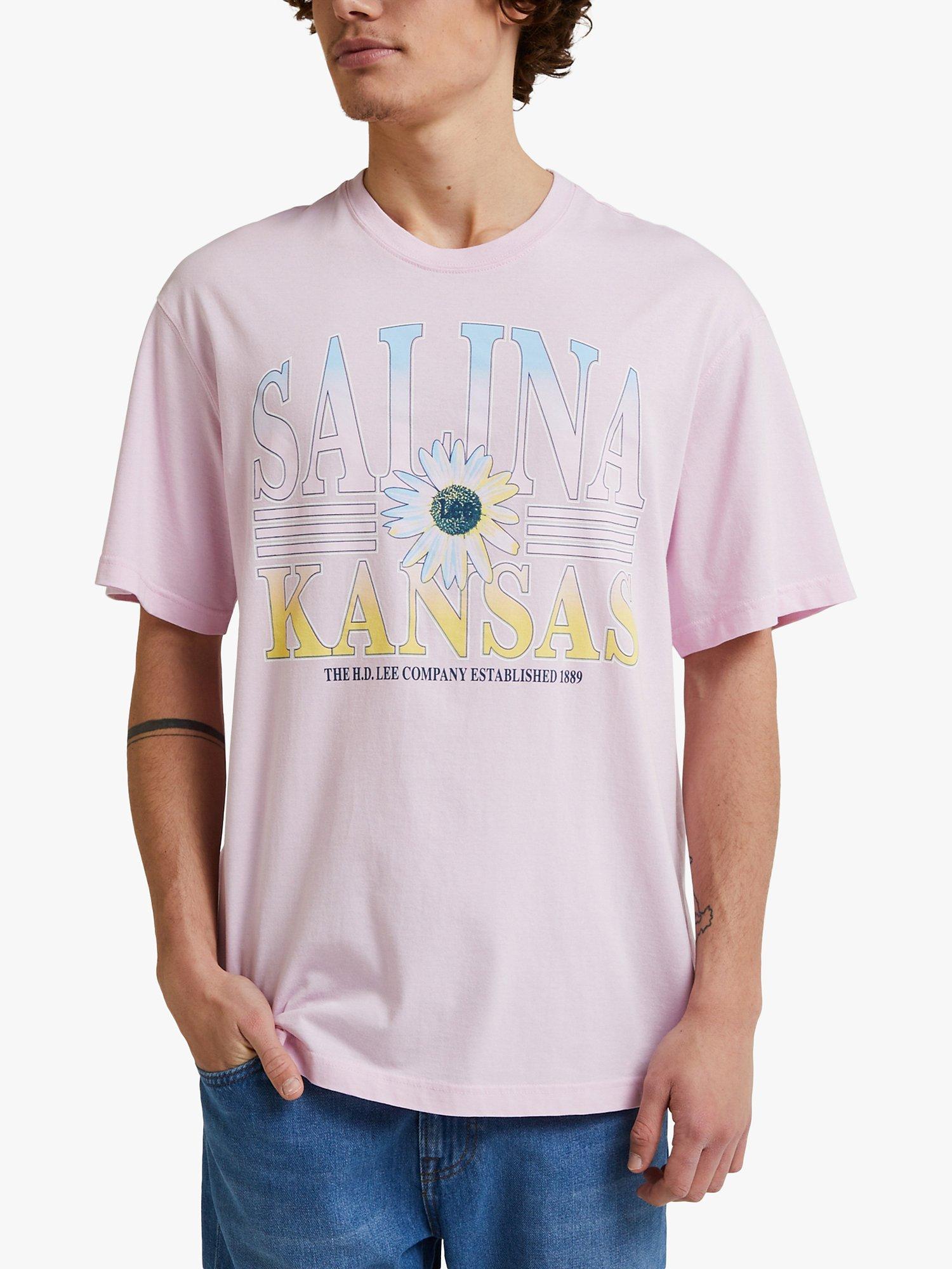Lee 90s Loose Graphic T-Shirt, Katy Pink