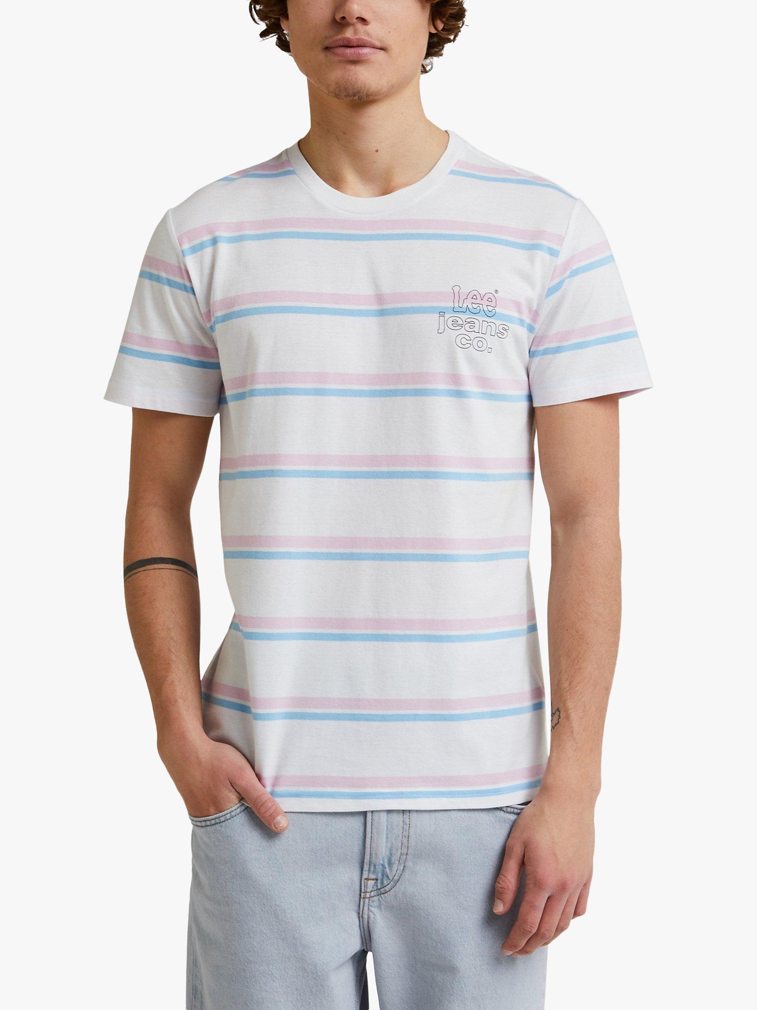 Lee Regular Fit Graphic T-Shirt, White/Multi