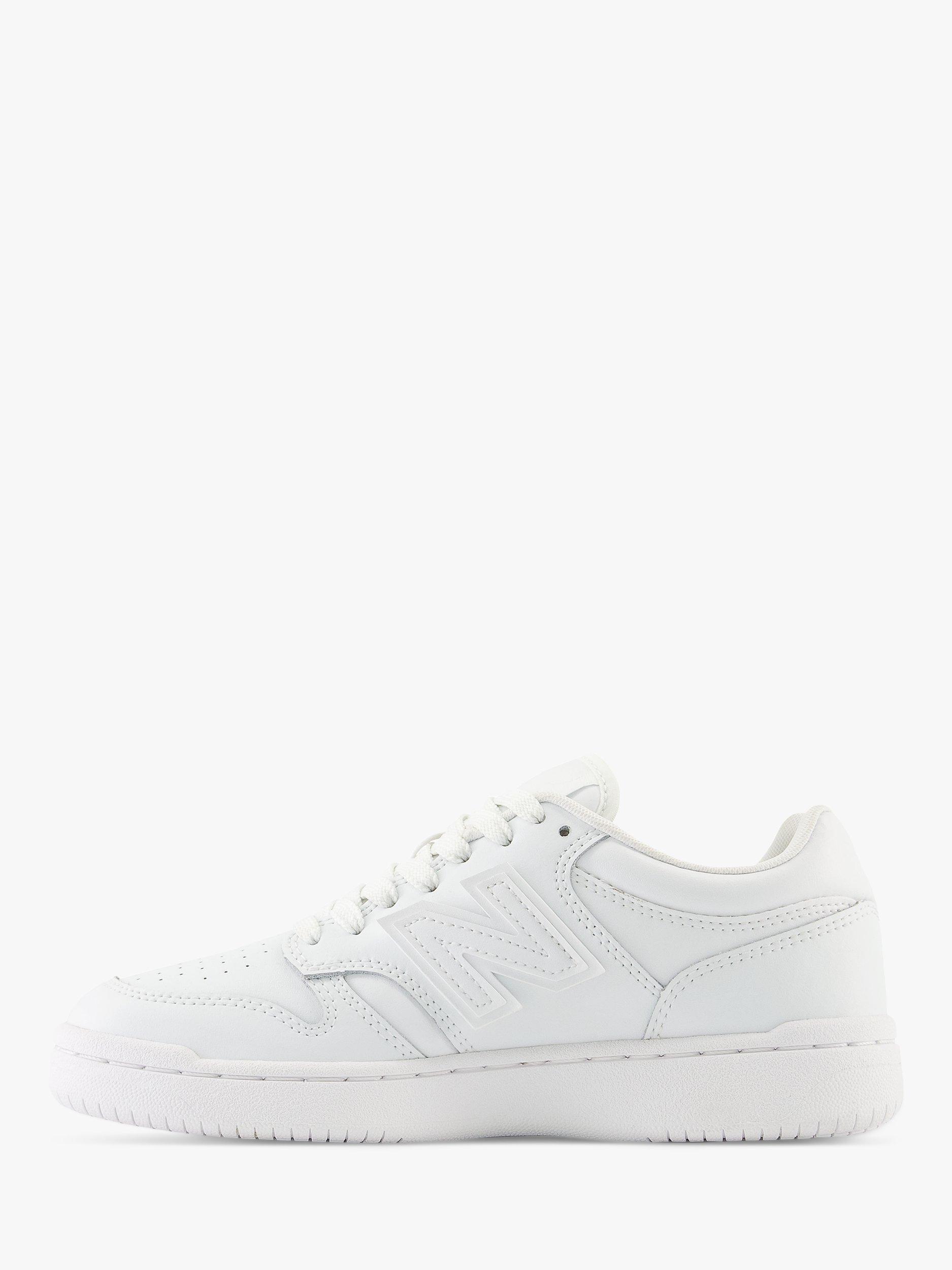 Product image 2 of 10, which shows New Balance Kids' 480 Lace Up Trainers, White, 3 Jnr