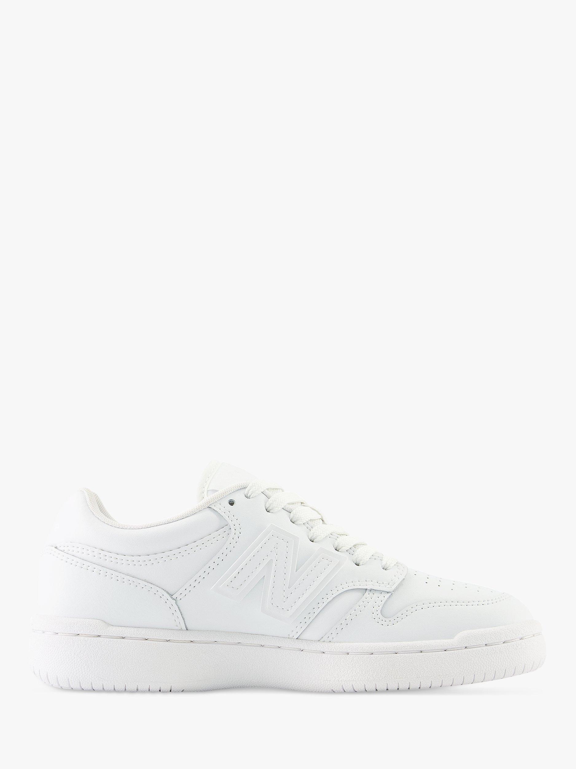 Product image 9 of 10, which shows New Balance Kids' 480 Lace Up Trainers, White, 3 Jnr