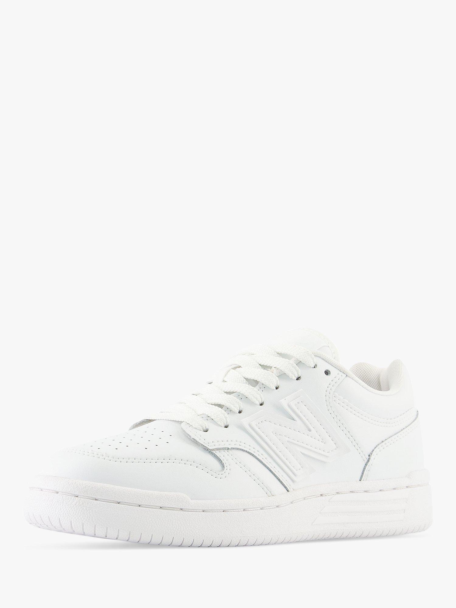 Product image 10 of 10, which shows New Balance Kids' 480 Lace Up Trainers, White, 3 Jnr