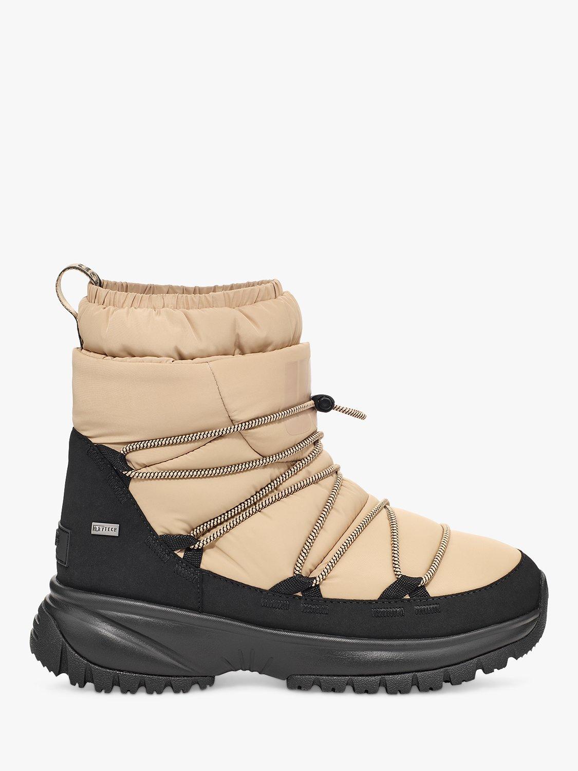 UGG Yose Puffer Waterproof Ankle Boots, Mustard Seed Beige