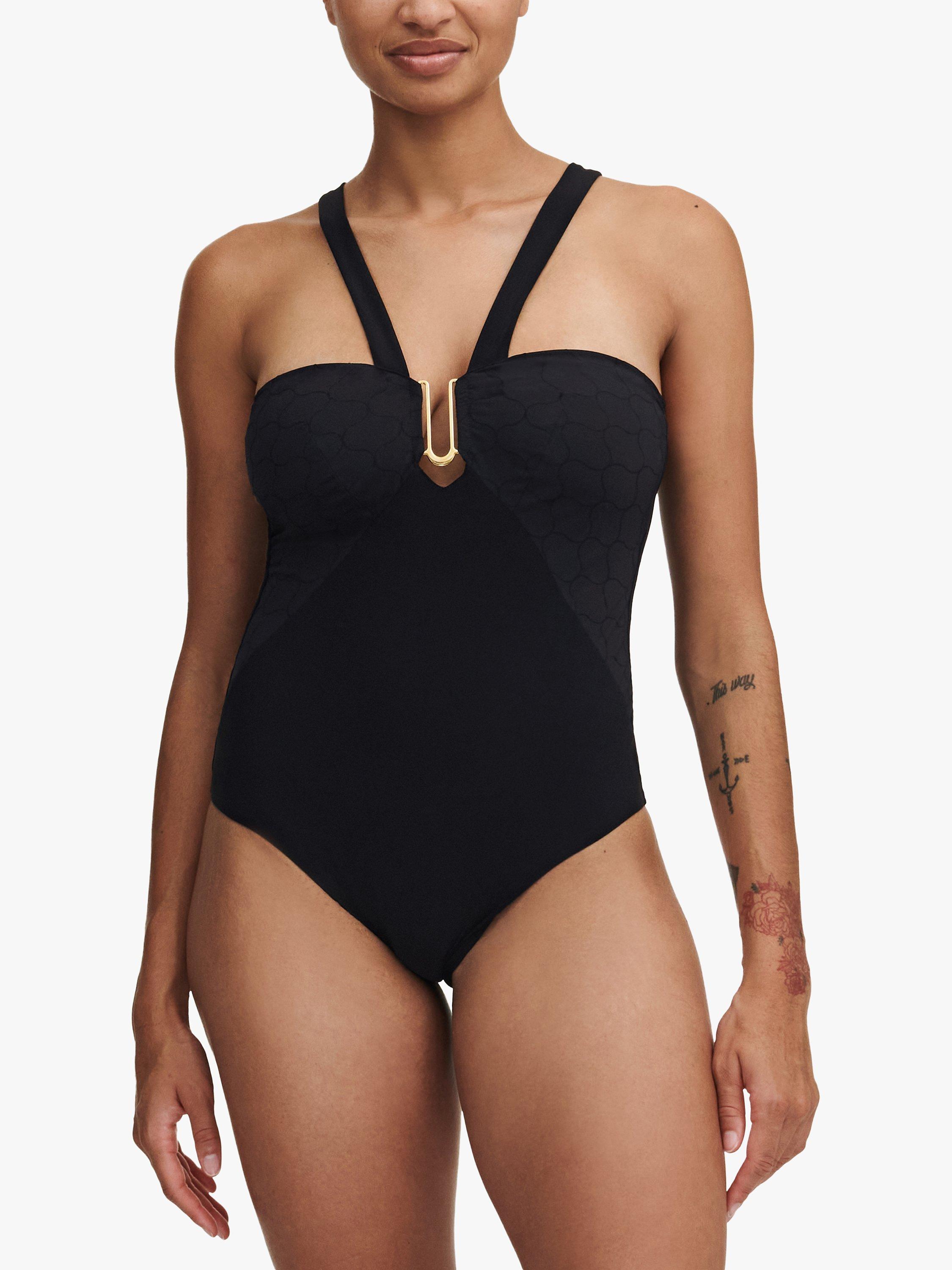 Chantelle Glow Wire-Free Swimsuit, Black