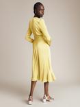 Ghost Meryl Satin Midi Dress, Butter