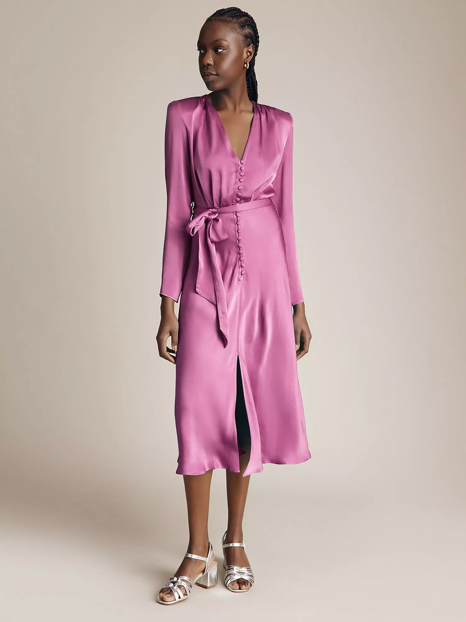 Pink ghost dress best sale