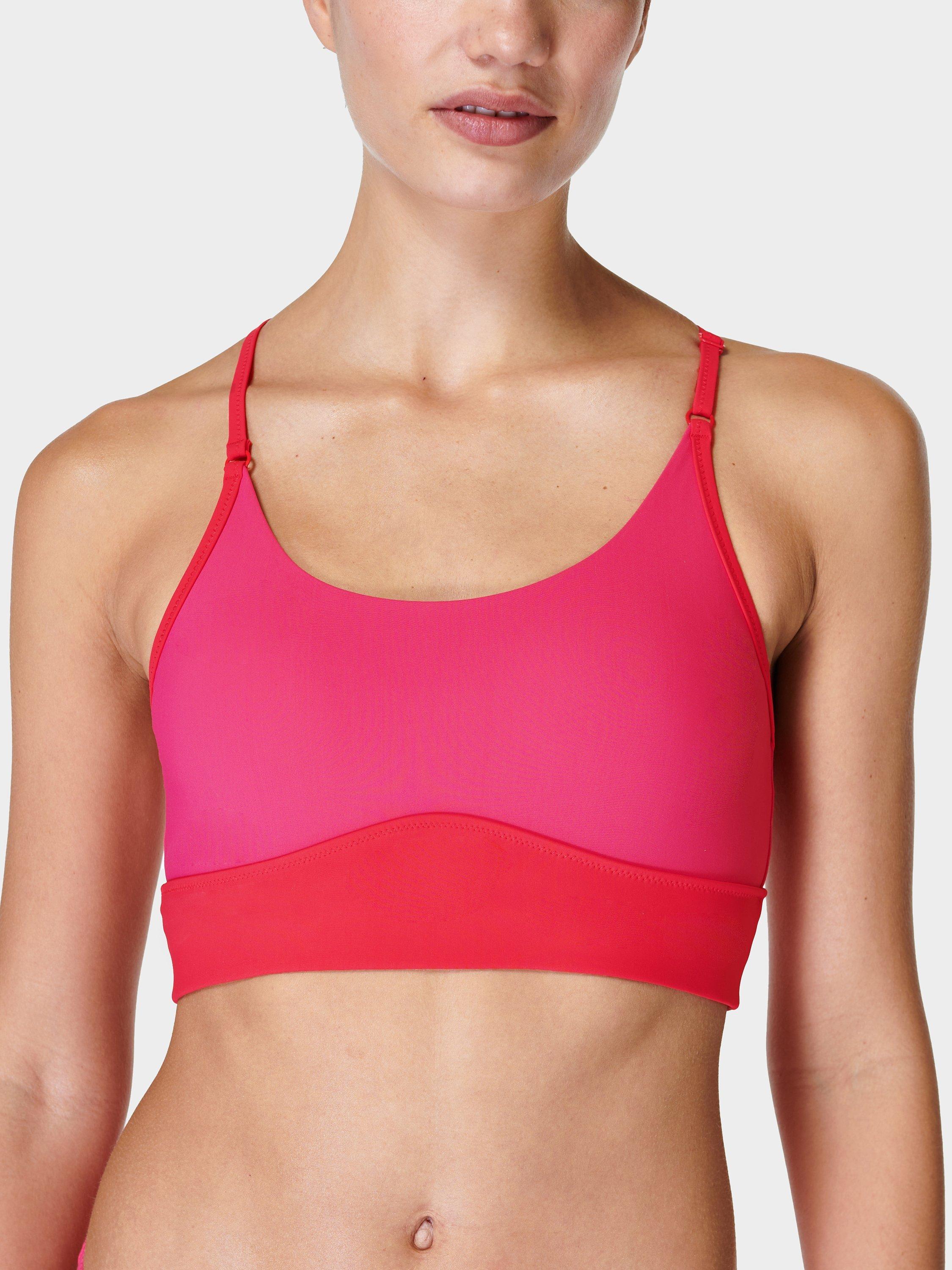 Sweaty Betty Aqua Xtra Life Bikini Top, Glow Pink