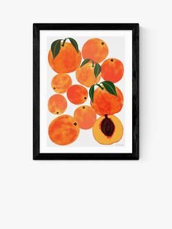 EAST END PRINTS Leanne Simpson 'Peach Harvest' Framed Print, Black Frame