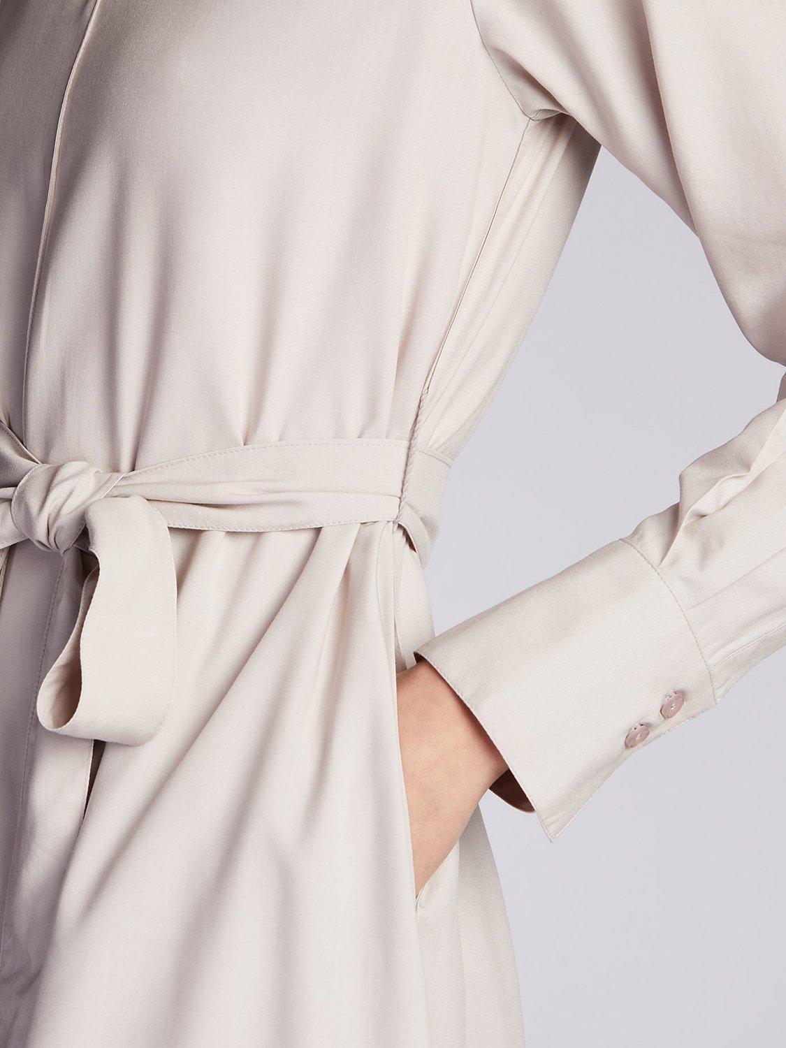 Product image 6 of 6, which shows Aab Raglan Abaya Dress, Grey, S Regular