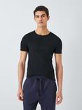 John Lewis Organic Cotton Vest T-Shirt, Pack of 2, Black
