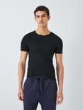 John Lewis Organic Cotton Vest T-Shirt, Black