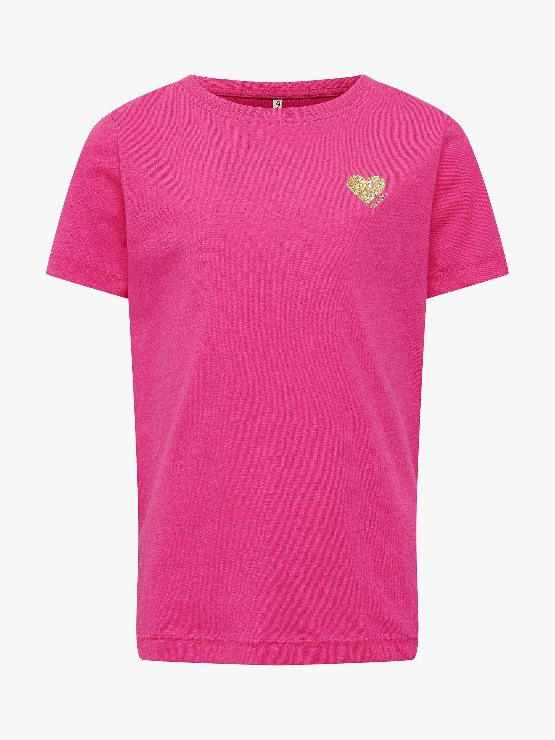 ONLY Kids' Kogkita T-Shirt, Fuchsia Purple, 5-6 years