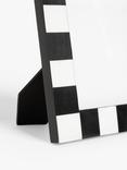 John Lewis Checkerboard Photo Frame, Black/White