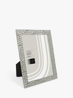 John Lewis Etched Metal Photo Frame, Silver, 4 x 6" (10 x 15cm)
