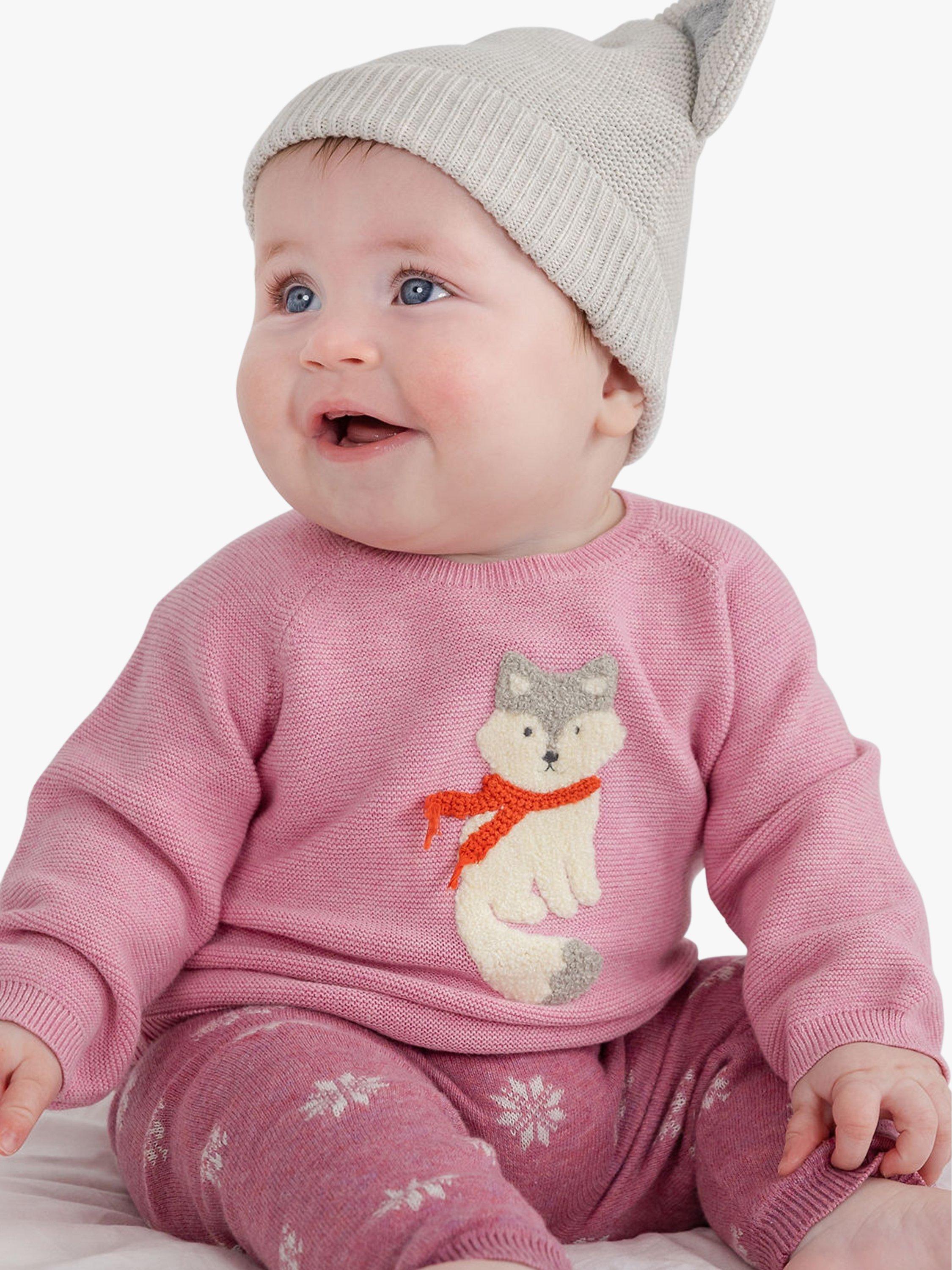 Purebaby Arctic Leggings, Snowflake Jacquard