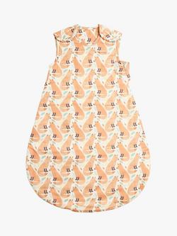 John Lewis Foxes Baby Sleeping Bag, 2.5 Tog, Orange, Orange