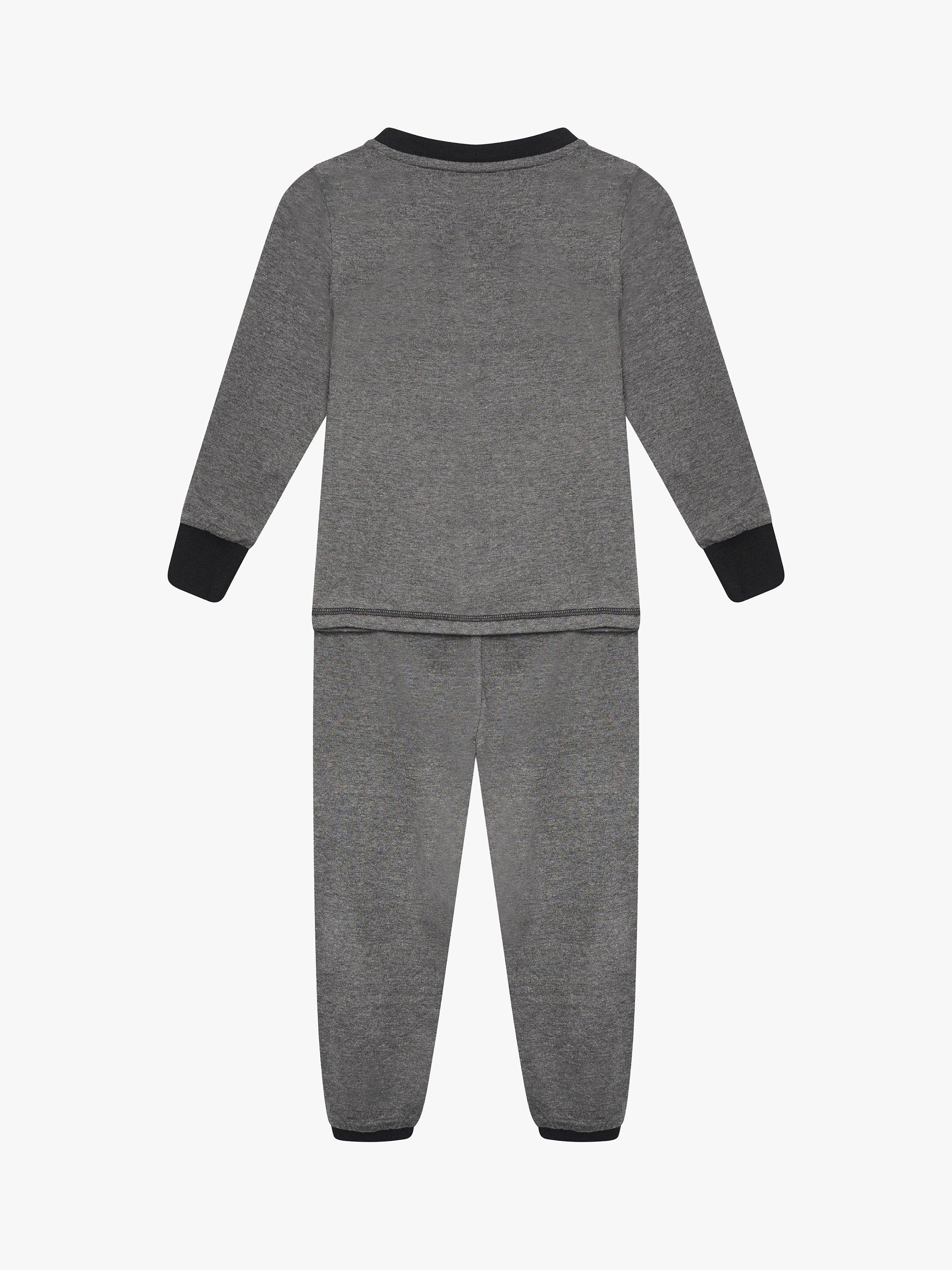 Product image 3 of 5, which shows Brand Threads Kids' Marvel Pyjama Set, Grey, 4-5 years