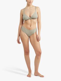 Nudea Mid Rise Bikini Knickers, Forest Fog
