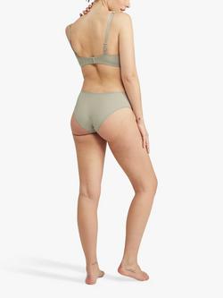 Nudea Mid Rise Bikini Knickers - view 2, Forest Fog