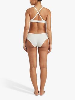 Nudea Mid Rise Bikini Knickers - view 2, White