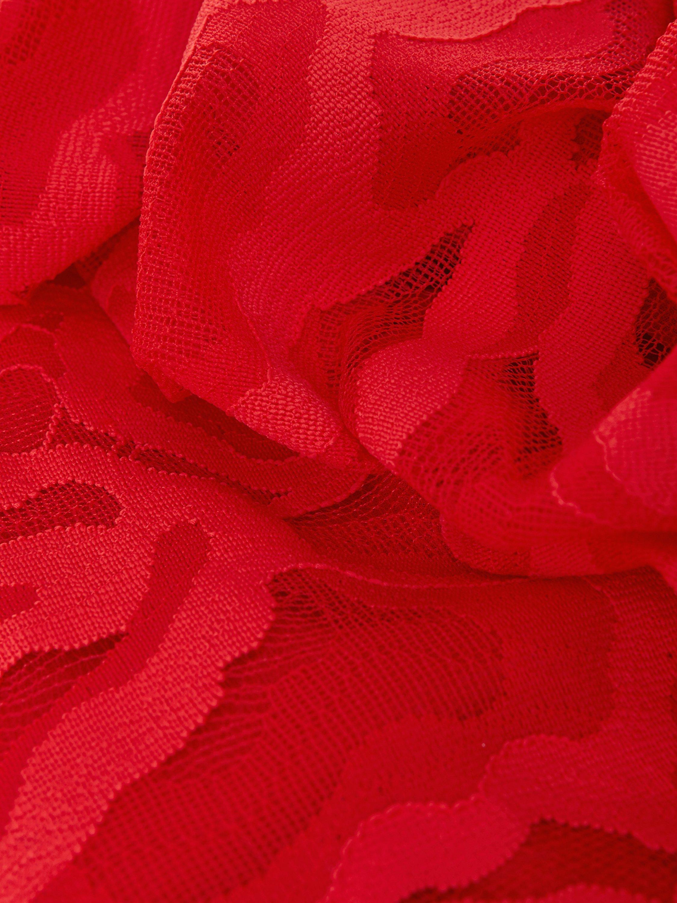 Product image 6 of 9, which shows Phase Eight Lulu Lace Dress, Fire, 18