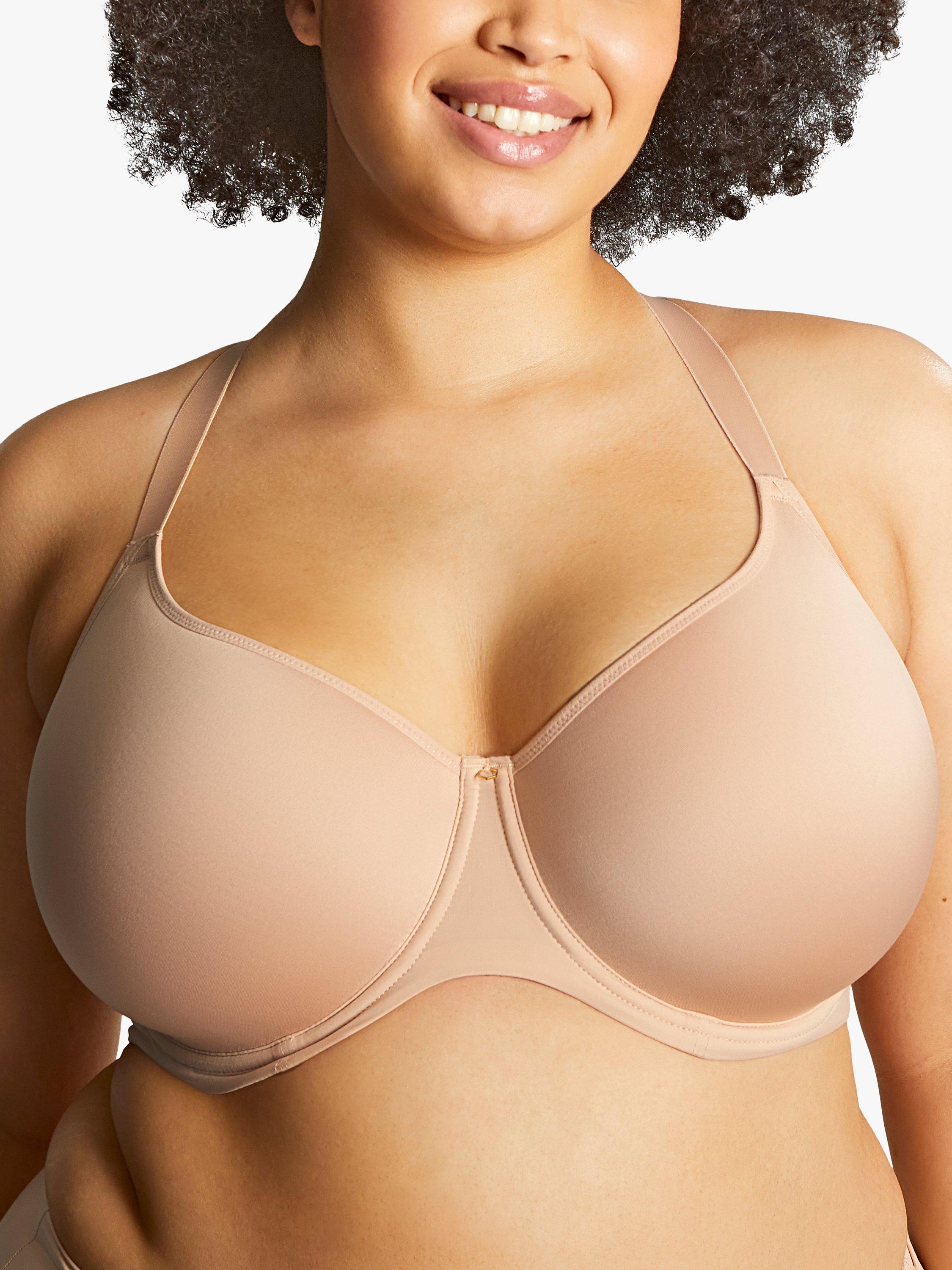 Product image 1 of 8, which shows Sculptresse Elegance Moulded T-Shirt Bra, Honey, 34E