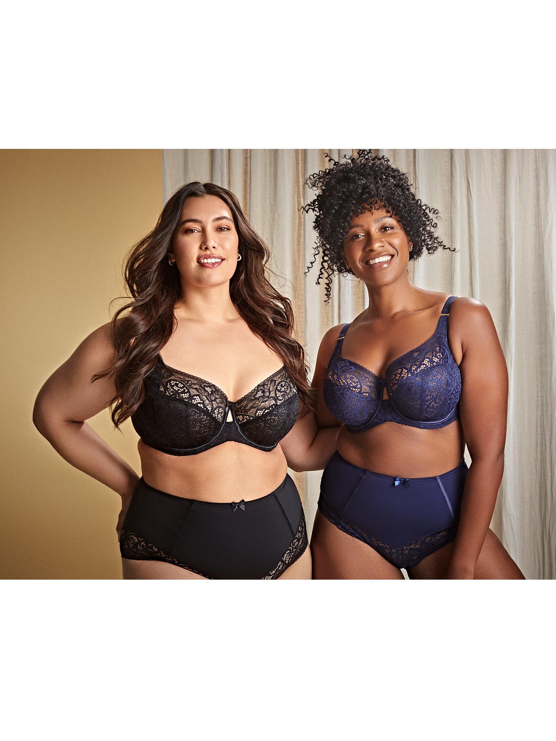 Product image 9 of 10, which shows Sculptresse Estel Full Cup Bra, Navy, 34E