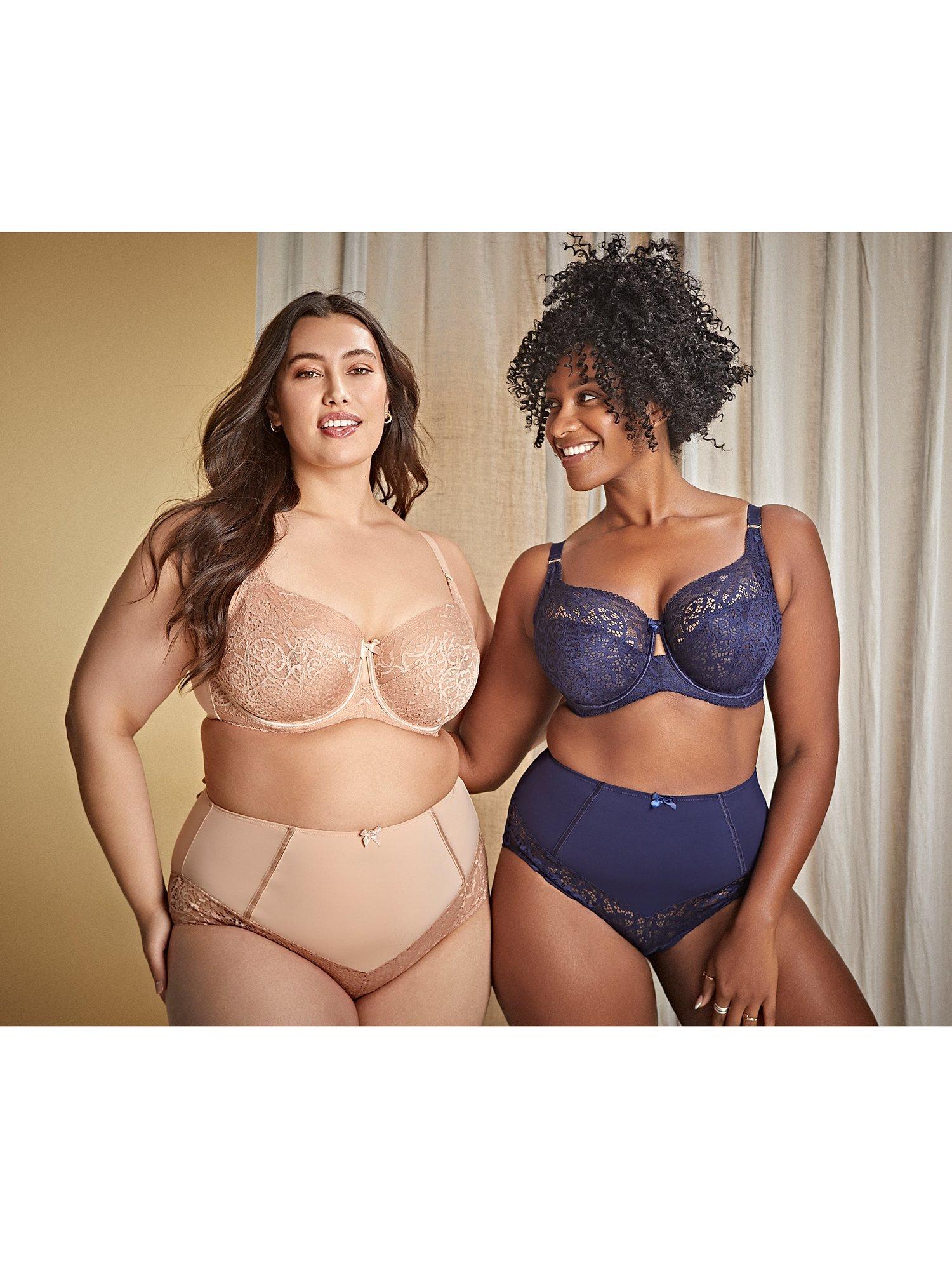 Product image 10 of 10, which shows Sculptresse Estel Full Cup Bra, Navy, 34E