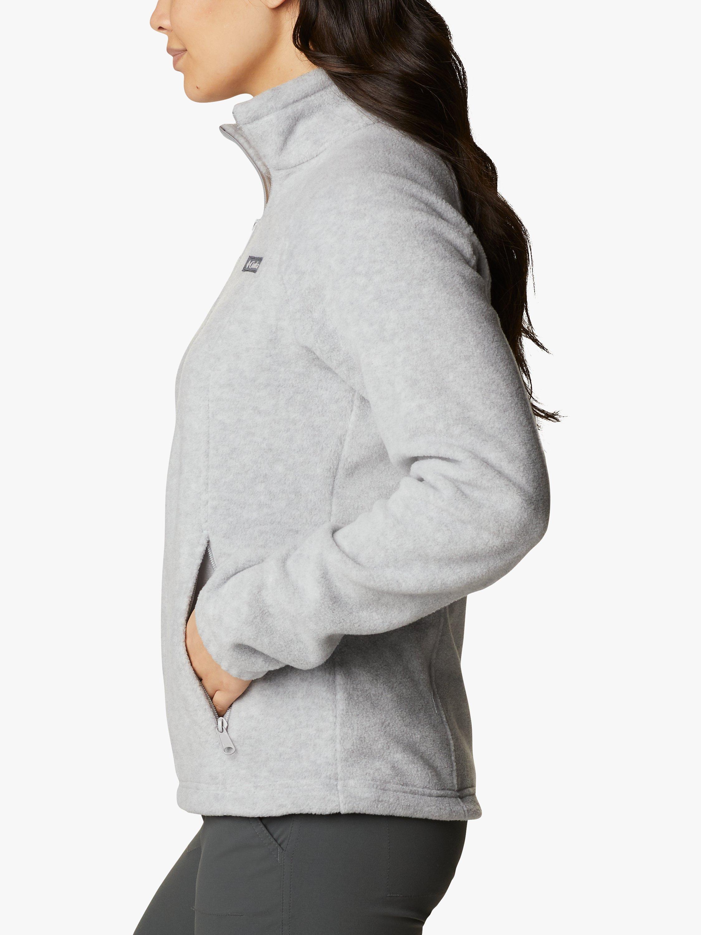 Product image 3 of 5, which shows Columbia Benton Springs Women's Full Zip Fleece, Cirrus Grey Heather, S