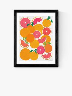 EAST END PRINTS Leanne Simpson 'Grapefruit Harvest' Framed Print, Black Frame