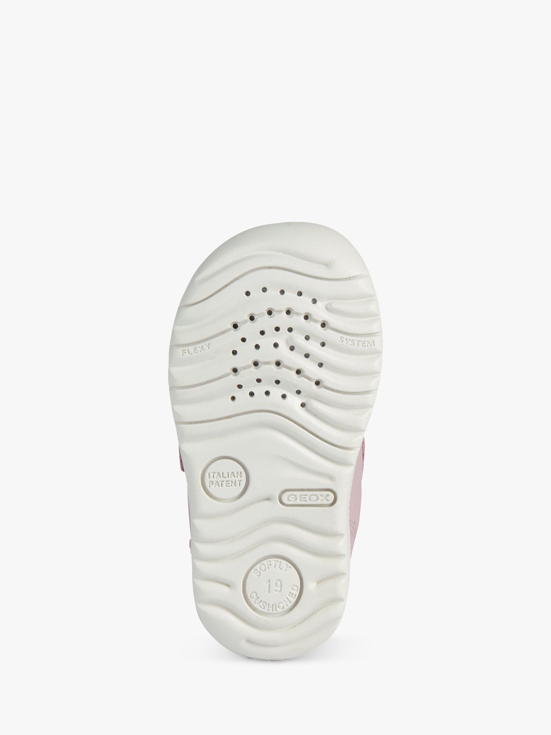 Product image 6 of 6, which shows Geox Kids' Macchia Riptape Pre-Walker Trainers, Rose, 3.5 Jnr|4 Jnr